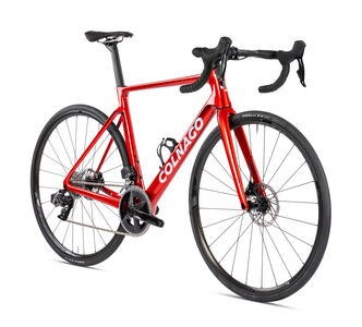 Colnago V4 Disc 2025 Complete Road Bike Ultegra Di2 12 Speed Red Silver, VDRD click to zoom image