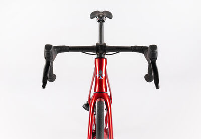 Colnago V4 Disc 2025 Complete Road Bike Ultegra Di2 12 Speed Red Silver, VDRD click to zoom image