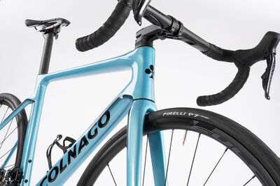 Colnago V4 Disc 2025 Complete Road Bike Ultegra Di2 12 Speed Blue Grey, VDBL click to zoom image