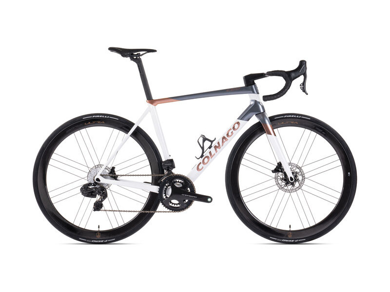 Colnago C68-R Disc 2022 Carbon Road Frame Set White Gold Grey, Code: Hrgg click to zoom image