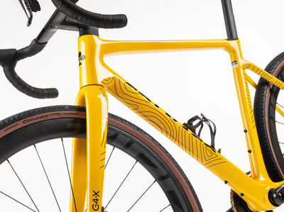 Colnago G4X 2x Carbon Gravel Complete Bike Shimano 820 2x12 Yellow, Code: Mytl click to zoom image