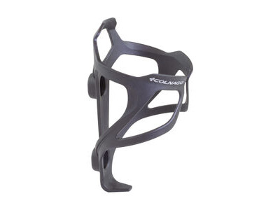 Colnago BC02 Carbon Bottle Cage  Matte Black, Silver Logo  click to zoom image