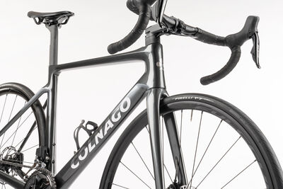 Colnago V4 Disc 2025 Complete Road Bike Ultegra Di2 12 Speed Black Grey, VDDK click to zoom image