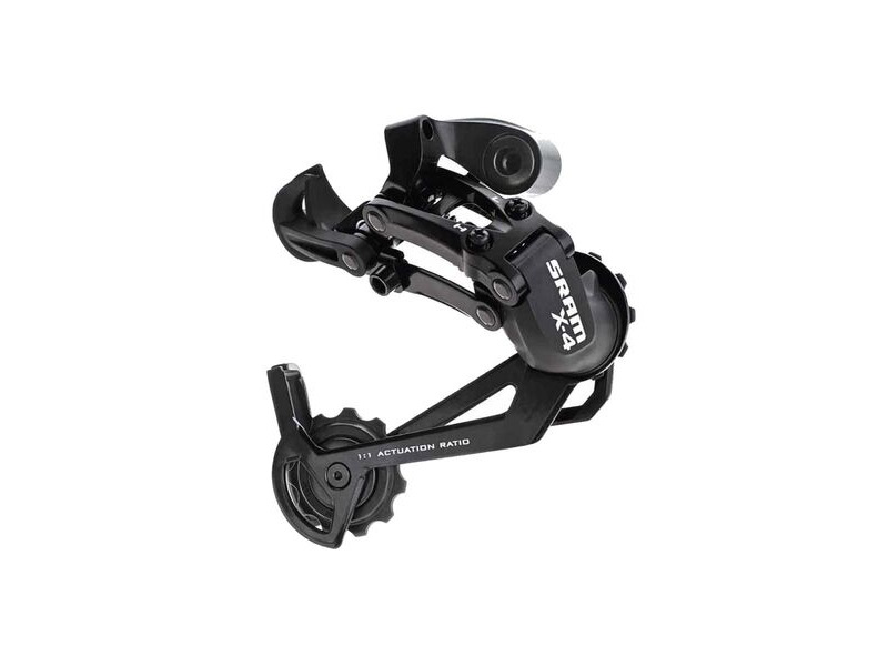 SRAM X4 Rear Derailleur Black 7/8/9 Spd Long Cage click to zoom image