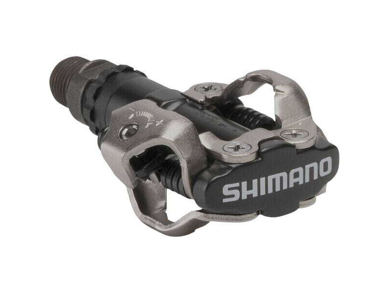 Shimano PD-M520 MTB SPD pedals - two sided mechanism, black click to zoom image