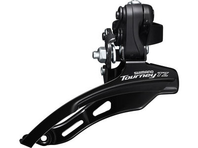 Shimano FD-TZ510 6-speed MTB front derailleur, down swing, top pull, 31.8mm, 66-69, 48T