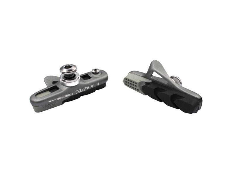 AZTEC Road System Plus Race Brake Blocks, lightweight holder Grey / Charcoal click to zoom image