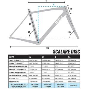 Tifosi Scalare Disc Grey Tiagra AllRoad1 Bike click to zoom image