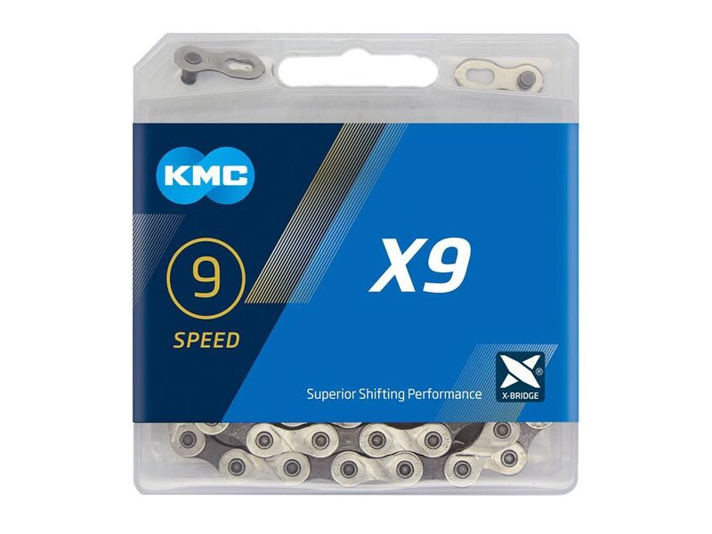 KMC X9-93 Sil/Grey Chain 114L click to zoom image