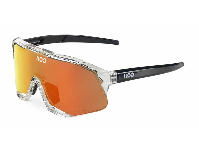 KOO Demos, Glass Frame, Red Mirror Lenses click to zoom image