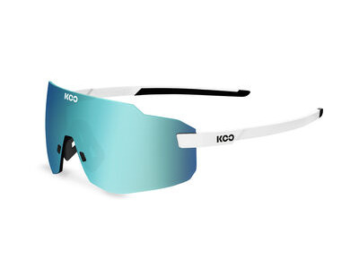 KOO Supernova, White Frame, Turquoise Mirror Lenses