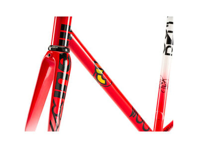 Cinelli Vigorelli Steel Wht/Red Frameset click to zoom image