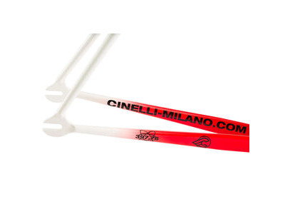 Cinelli Vigorelli Steel Wht/Red Frameset click to zoom image
