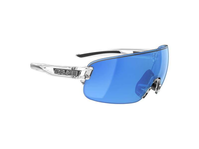 Salice 021 RW Mirror - Crystal Frame / Mirror Blue Lense click to zoom image