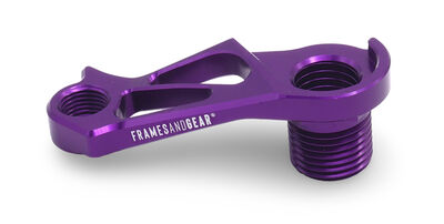 Frames and Gear Direct Mount DB Derailleur Hanger for Cervelo S5, R5, S3, R3 and Aspero  Purple  click to zoom image