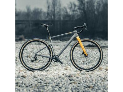 Wilier Adlar Gravel Frameset Grey Yellow click to zoom image