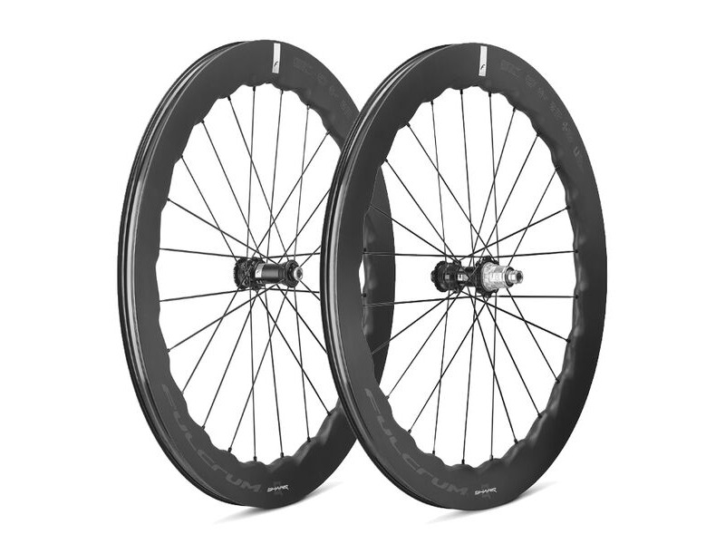 Fulcrum Sharq 57 Carbon Shimano HG11 T/L Disc Brake Road Wheelset click to zoom image