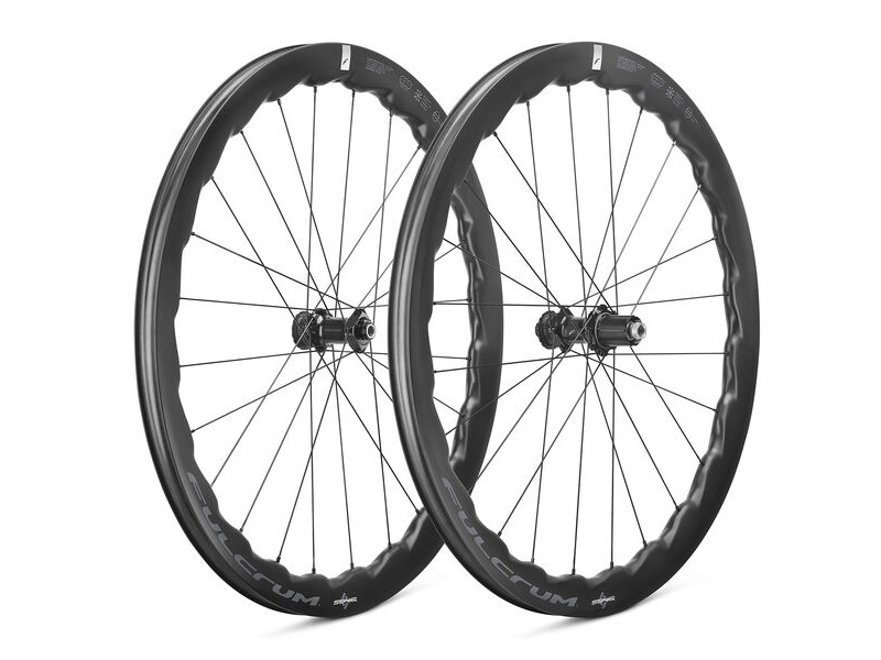 Fulcrum Soniq 42 Carbon Shimano N3W Campag T/L Disc Brake Road Wheelset click to zoom image