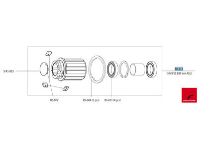 Fulcrum HG11 Type FW Freehub Body 9-12 (PEO) (R0-113)