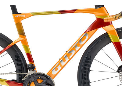 Gusto GTR Sport TE - Shimano 105 Di2 12 Speed XS, S, M, M/L, L, XL Flux Orange  click to zoom image